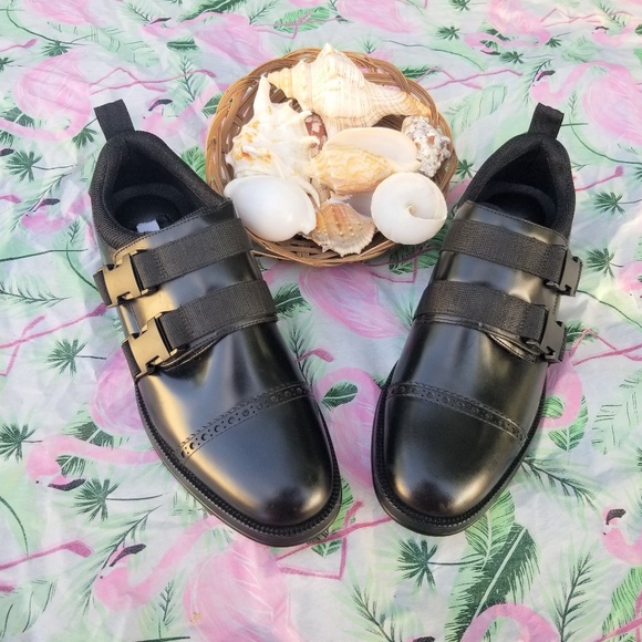 steve madden double monk strap shoes